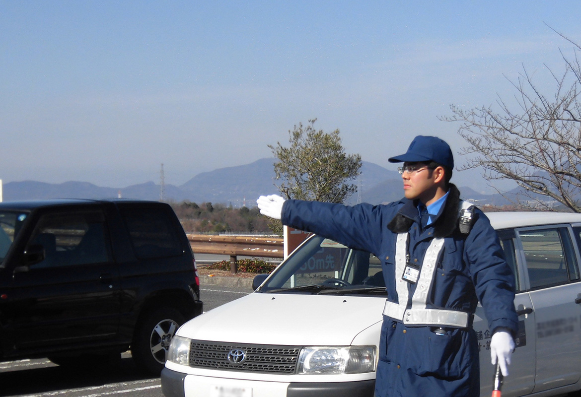 駐車場現場の例